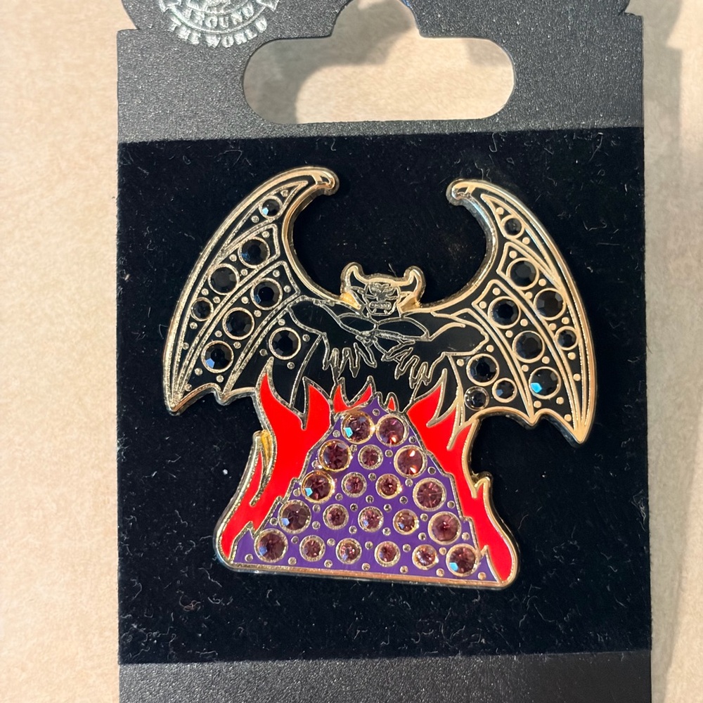 Disney Chernabog from Fantasia Jeweled pin NOC